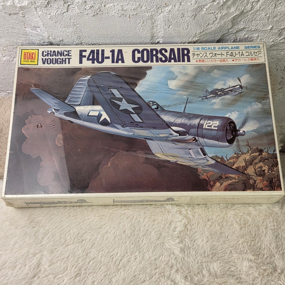 Otaki 1:48 Scale Chance Vought F4U1A Corsair Plastic Model Kit OT227500